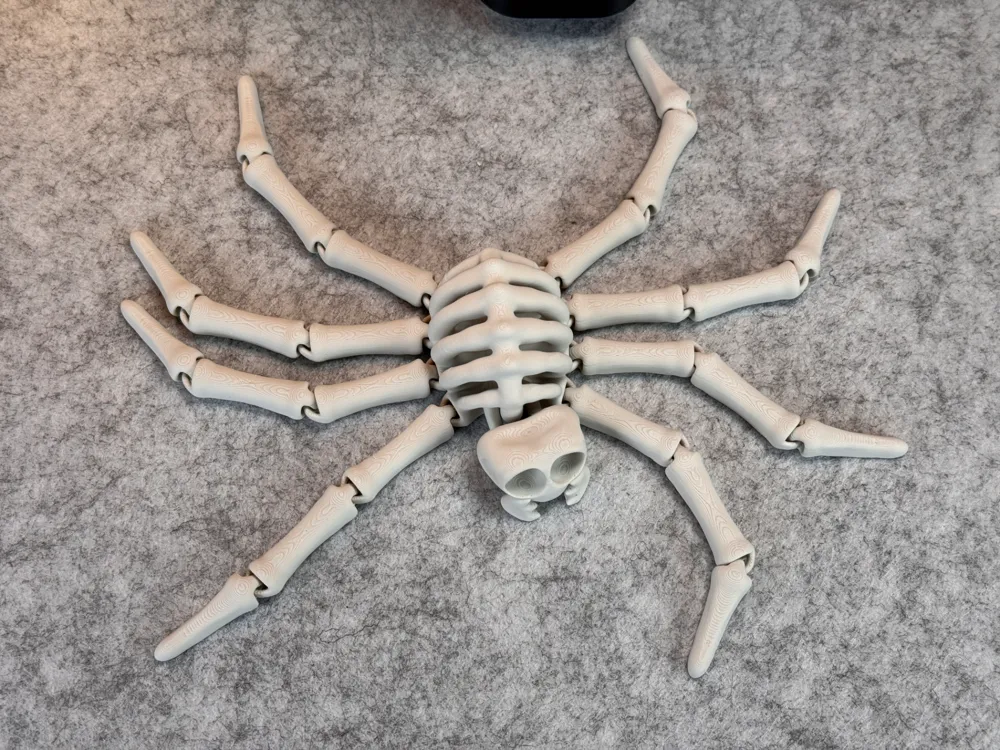 Flexi Skeleton Spider V1 - Free 3D Print Model - MakerWorld