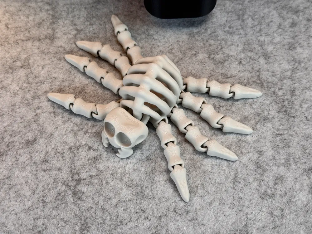 Flexi Skeleton Spider V1 - Free 3D Print Model - MakerWorld