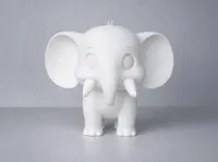 Figurine d'éléphant à grandes défenses — photo 2