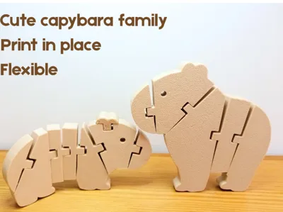 Cute capybaras