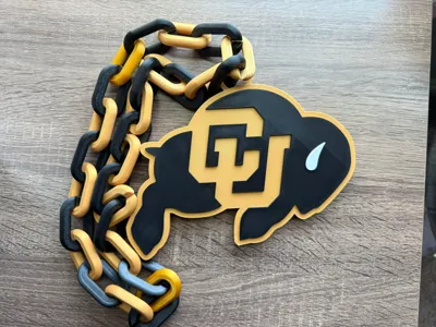 Colorado Buffaloes Logo Necklace Hype Chain