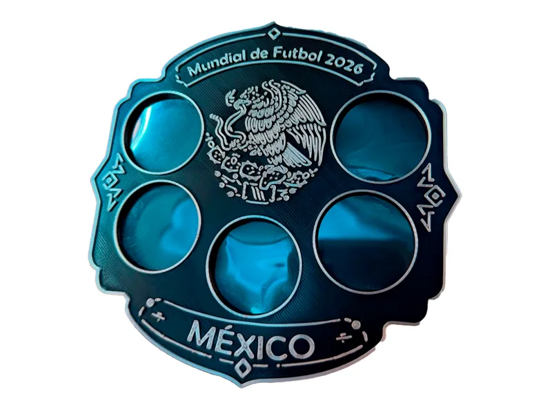 Porta monedas 20 pesos conmemorativas