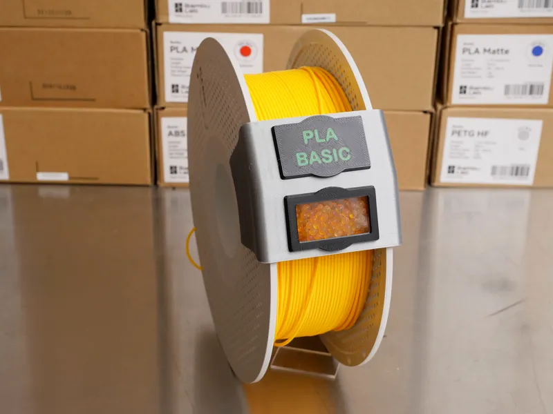 Zip Dry Lock Desiccant Holding Spool Grip