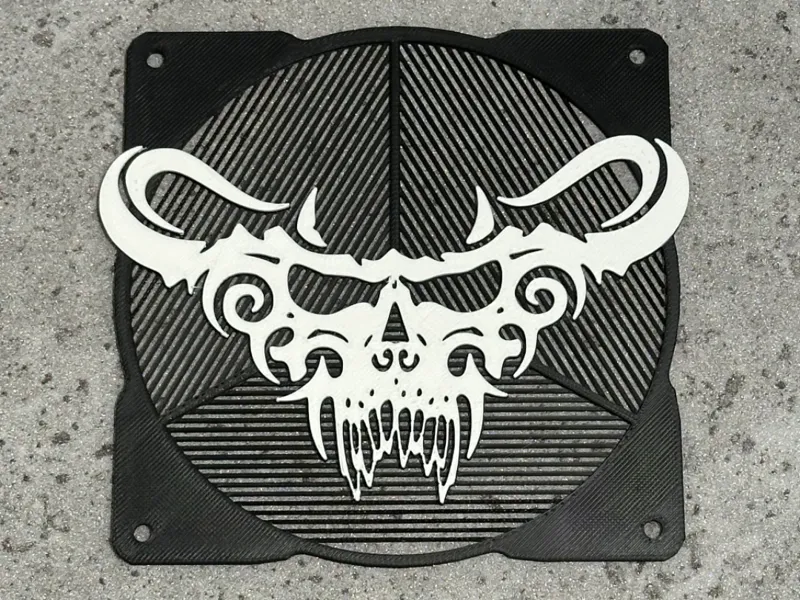 Danzig tribal skull fan grill120 mm