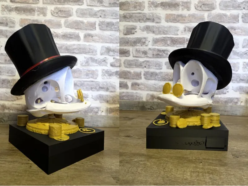Dagobert Duck Büste/ Scrooge Duck bust