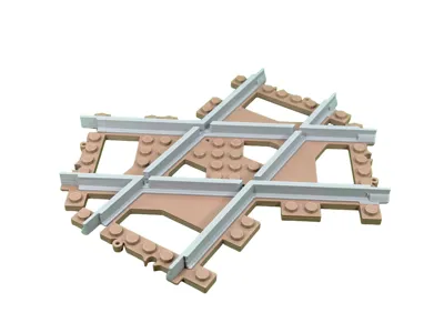 Brick City - train rail crossing 60° V4