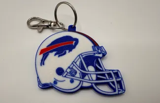Buffalo Bills Helmet Keychain