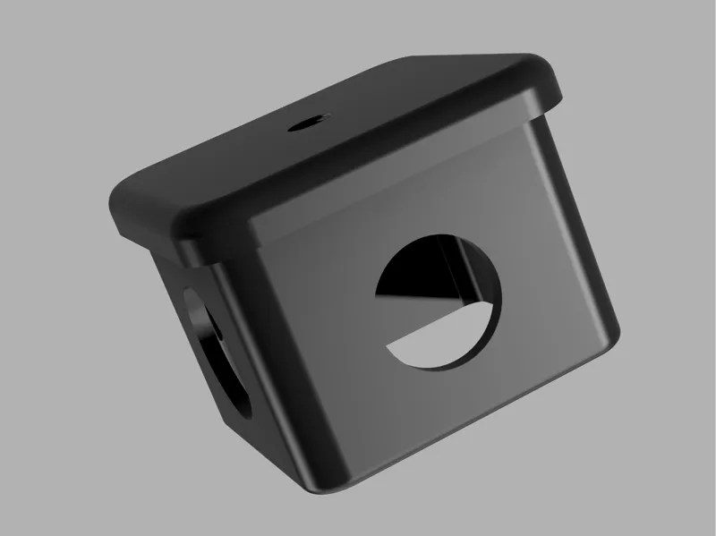 Endcap for empty ikea desk profiles 30x30mm