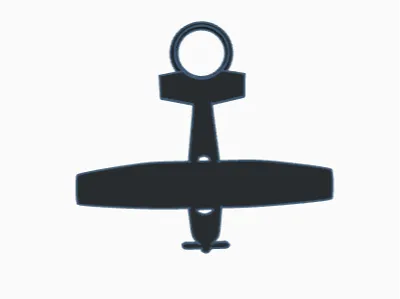 Cessna 172 key chain / zipper