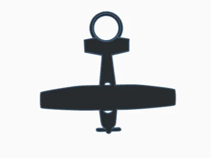 Cessna 172 key chain / zipper