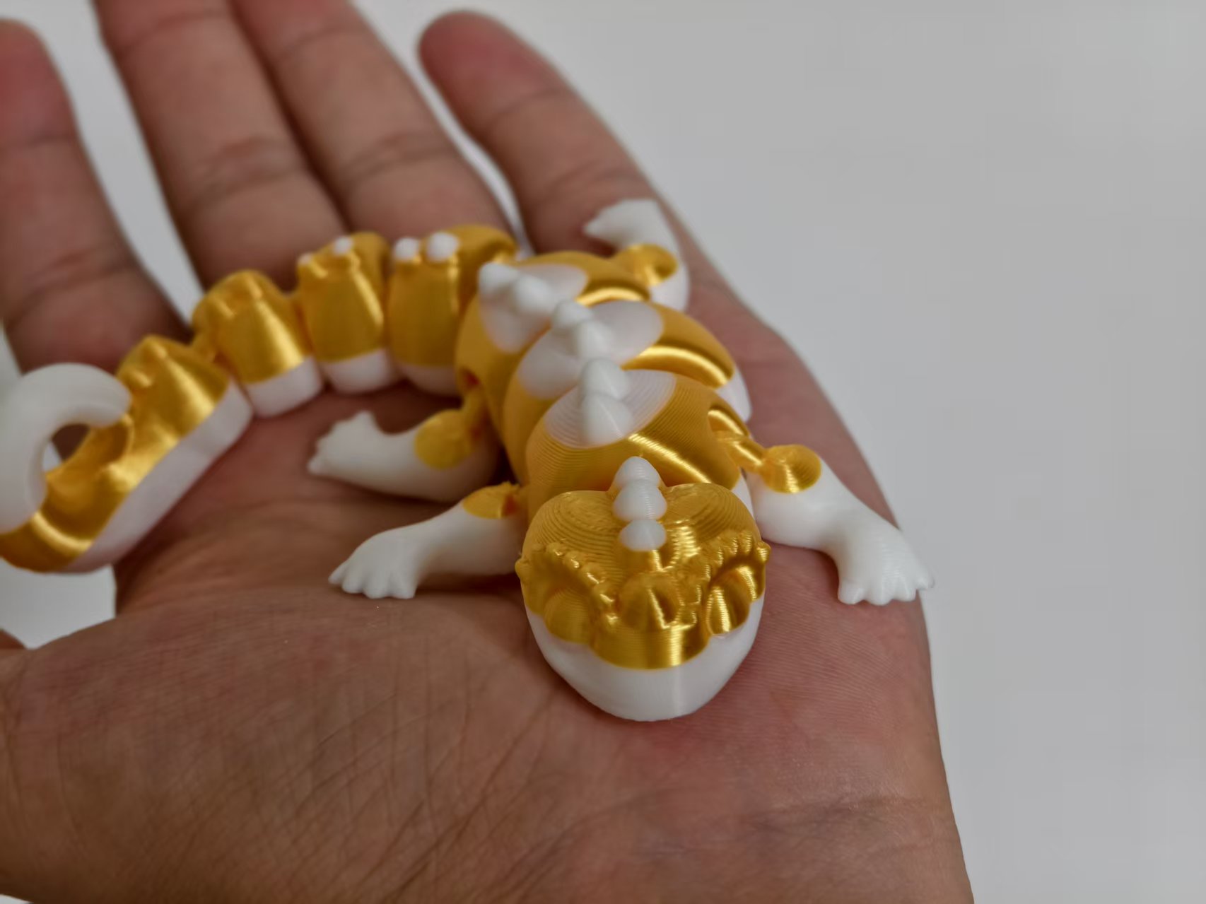 Miniatura 2 do modelo 3D 活动小壁虎，无需支撑，手机打印