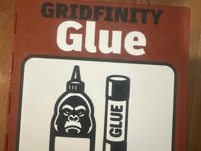 Glue Book - gorrilla and sticks