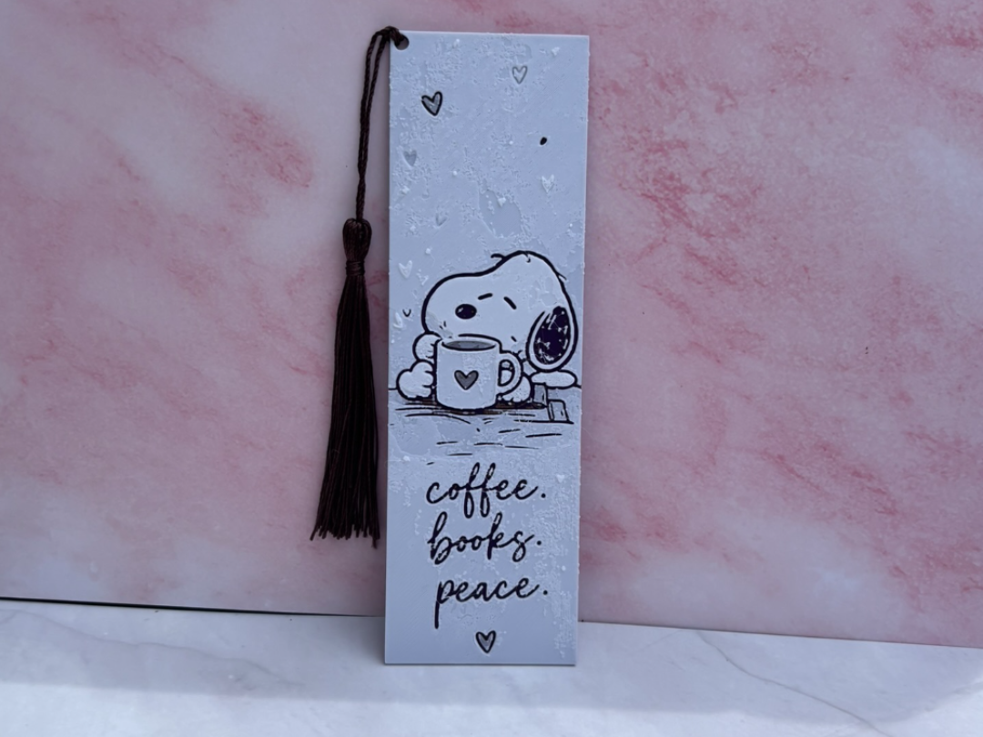 Snoopy Coffee Bookmark