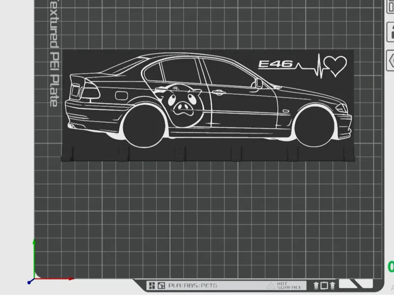 colgador de llaves e46