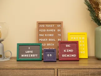 Modular Letterboard System, Multiple Sizes & Fonts