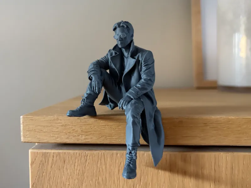 Neo Sitting On Shelf Figure | The Matrix Inspired