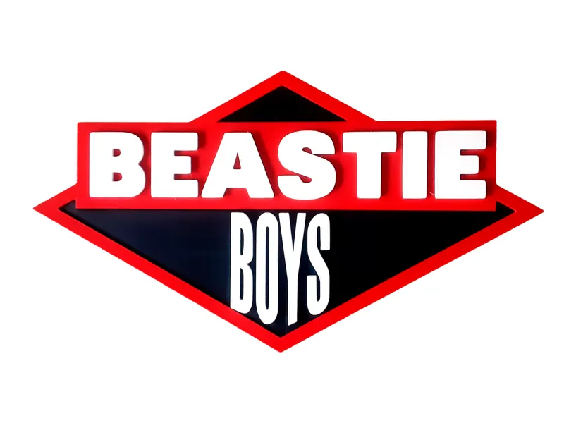 Beastie Boys Logo 2D Wall Art Hip Hop Decor