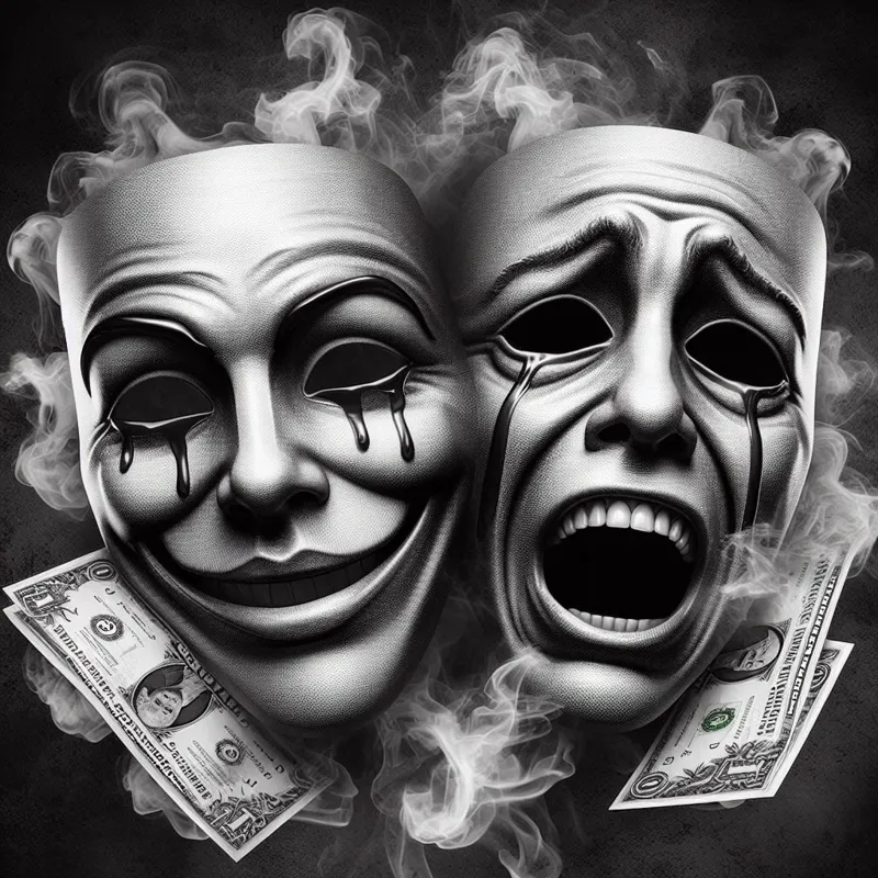 HUEFORGE - Anonymous 2 masks Black and White