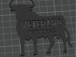 Veterano Bulle mit innschrift