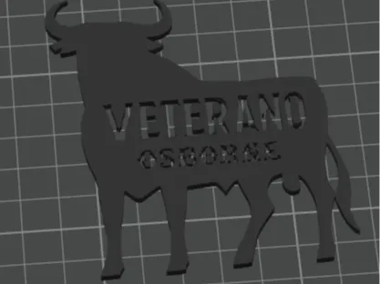 Veterano Bulle mit innschrift