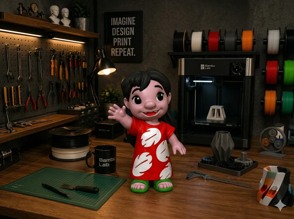 Multicolor Lilo from Lilo & Stitch - Free 3D Print Model - MakerWorld