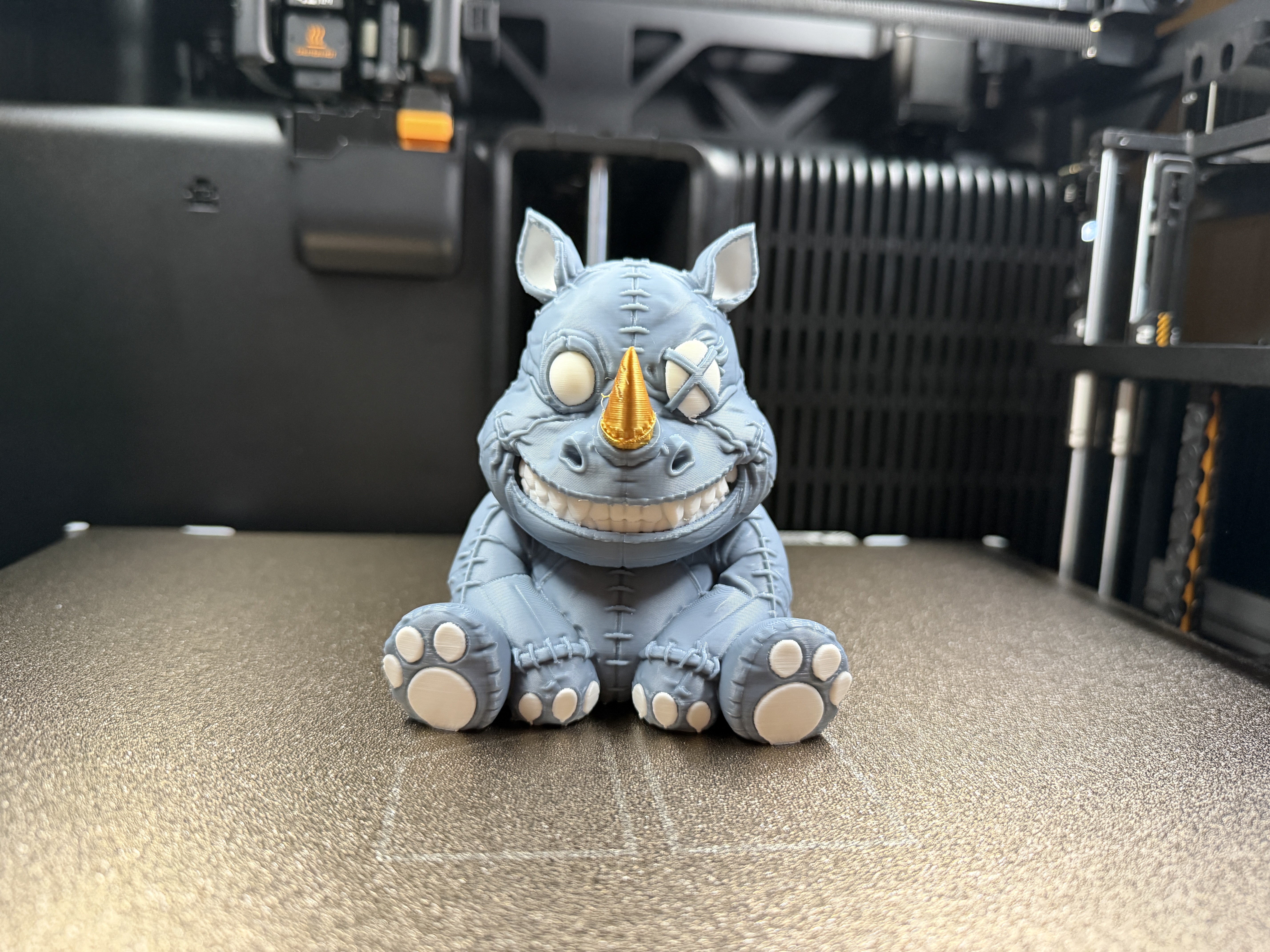 Horror Rhino - between sweet and disturbed - Free 3D Print Model