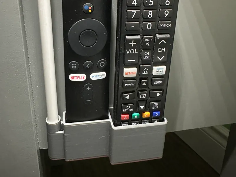 Compact remote and apple pencil holder