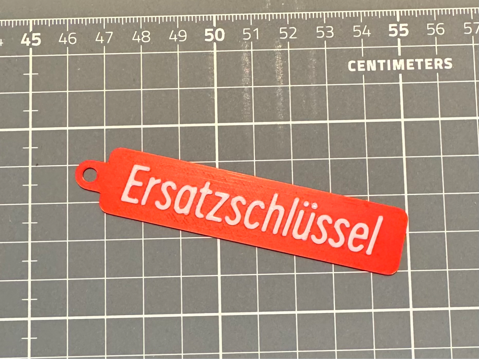 Ersatzschlüssel Anhänger