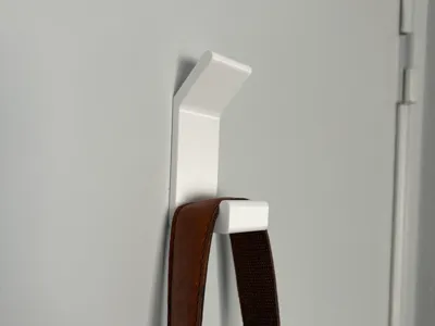 Minimal Door Hanger (2-Slot, Adhesive Mount)