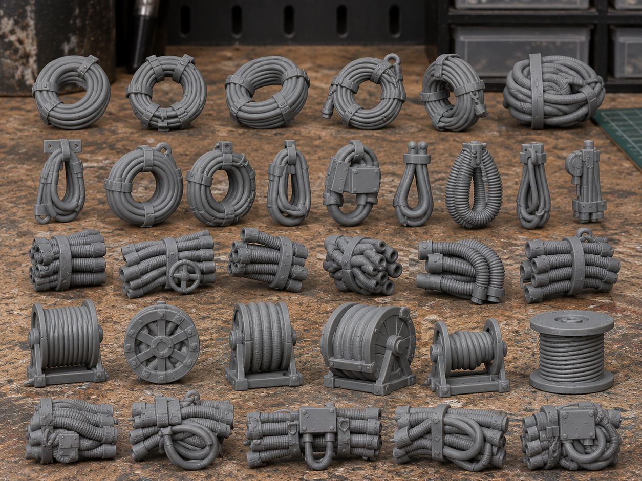 industrial wires greeble pack - 1