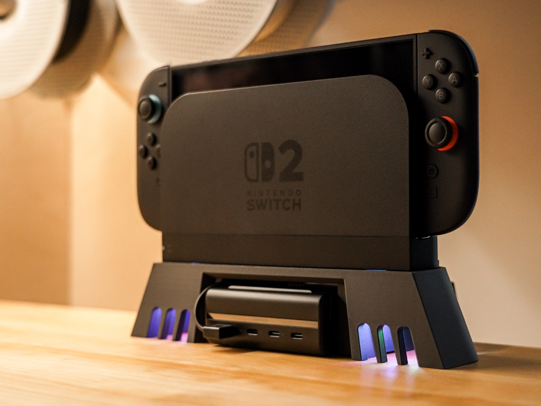 Miniatura 1 do modelo 3D Switch2底座——风扇散热+65W充电——酷态科10号电能基站