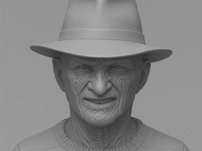 Busto Freddy Krueguer