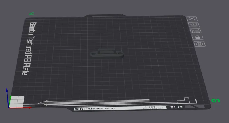 Velcro 20mm strap mount