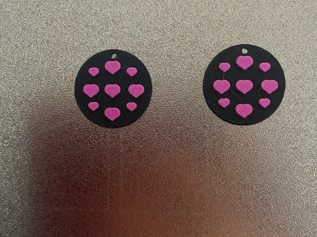 heart earrings
