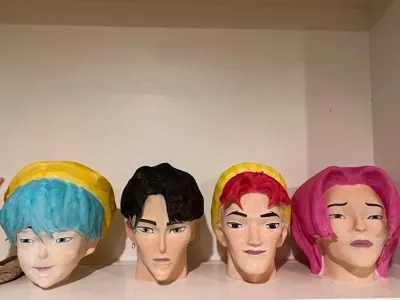 Saja Boys Heads (busts)