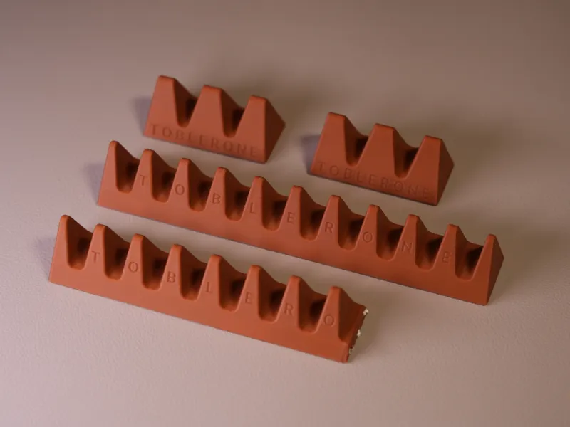 Toblerone chocolate keycap