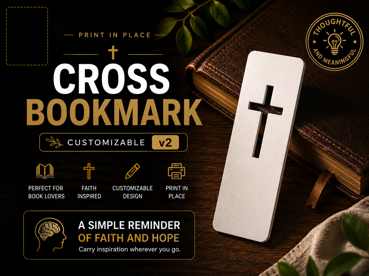 CROSS BOOKMARK make your own BookMark