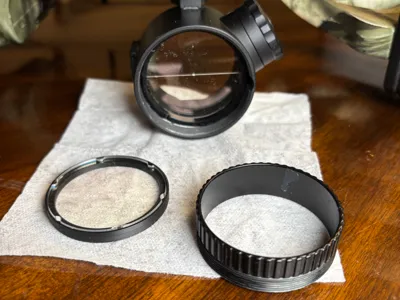 Lens holder for Truglo bow sight