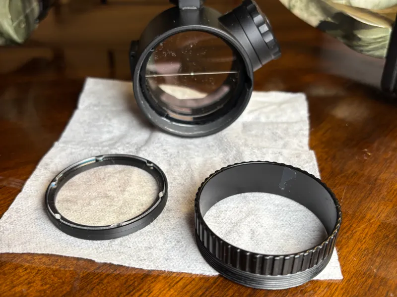 Lens holder for Truglo bow sight