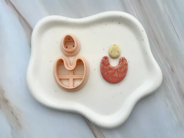 Geometric Polymer Clay Earrings Cutter Set