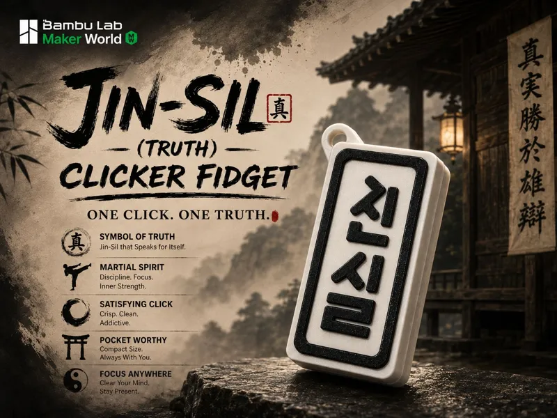 Sooyang Do Fidget Clicker - Jin Sil 진실 (Truth)