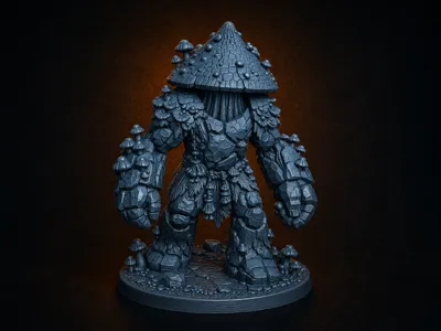 Mushroom Golem D&D