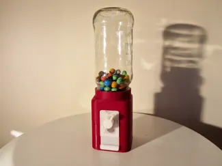 Gumball Machine - Uses common sauce jar
