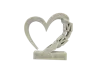 MUM heart - with and without text on base