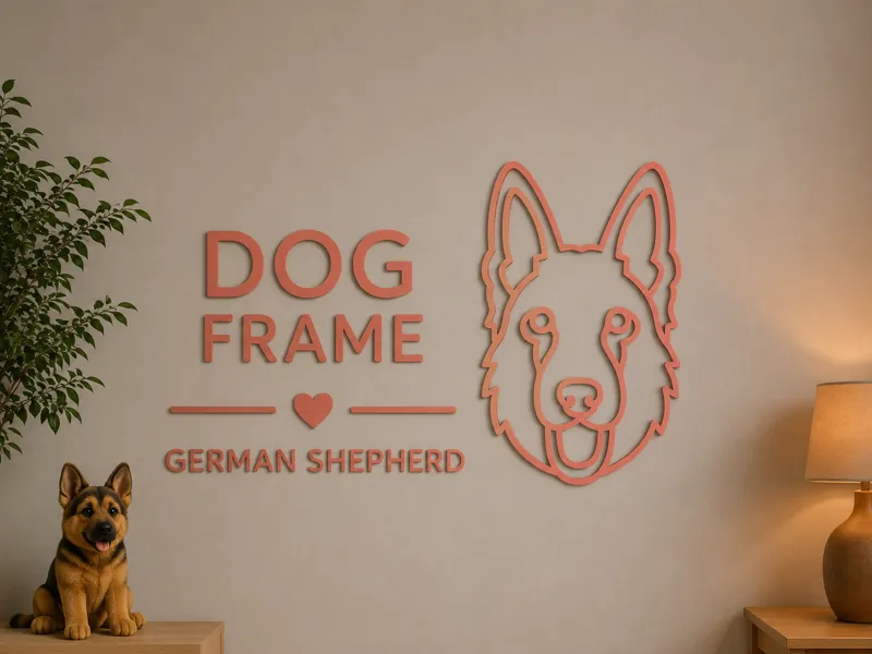 Wall art : German shepherd
