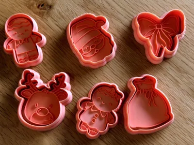Ultimate Christmas Cookie Cutter and Stamp Kit
