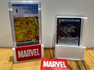 Single Tier Card Display - Interchangeable Plate