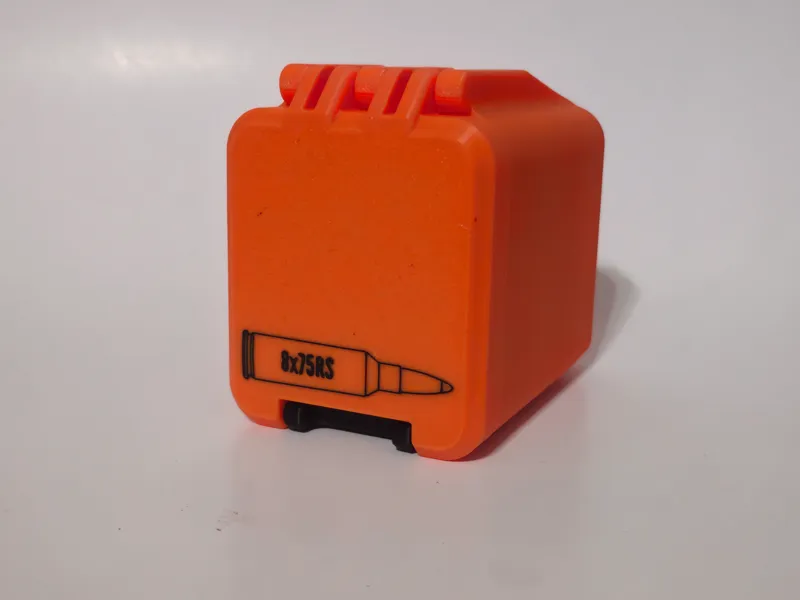 8x75 RS Ammo Box - 16 Round - Small