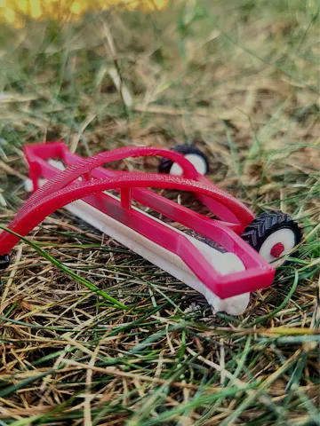 Modelo para impresión 3D: 1/64th Side Discharge Hay Rake — vista de referencia 2