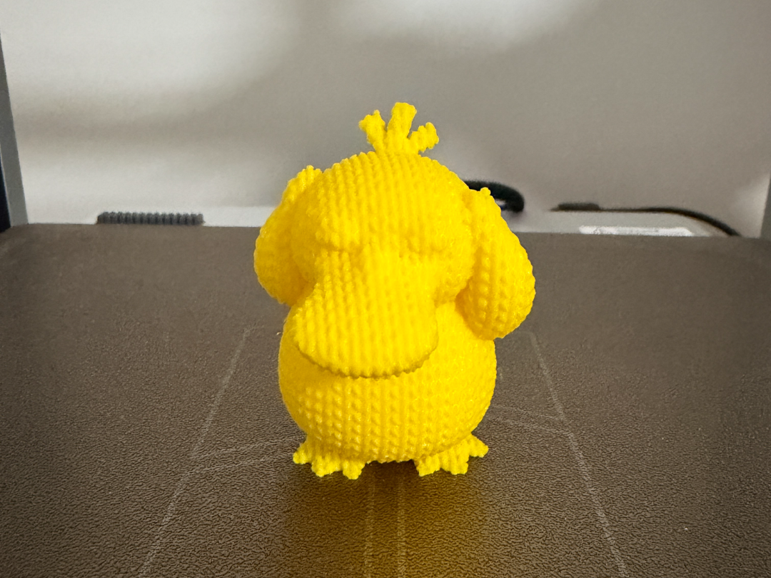 Cute knitted Psyduck